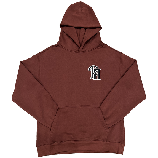 PA Monogram Hoodie - Brown