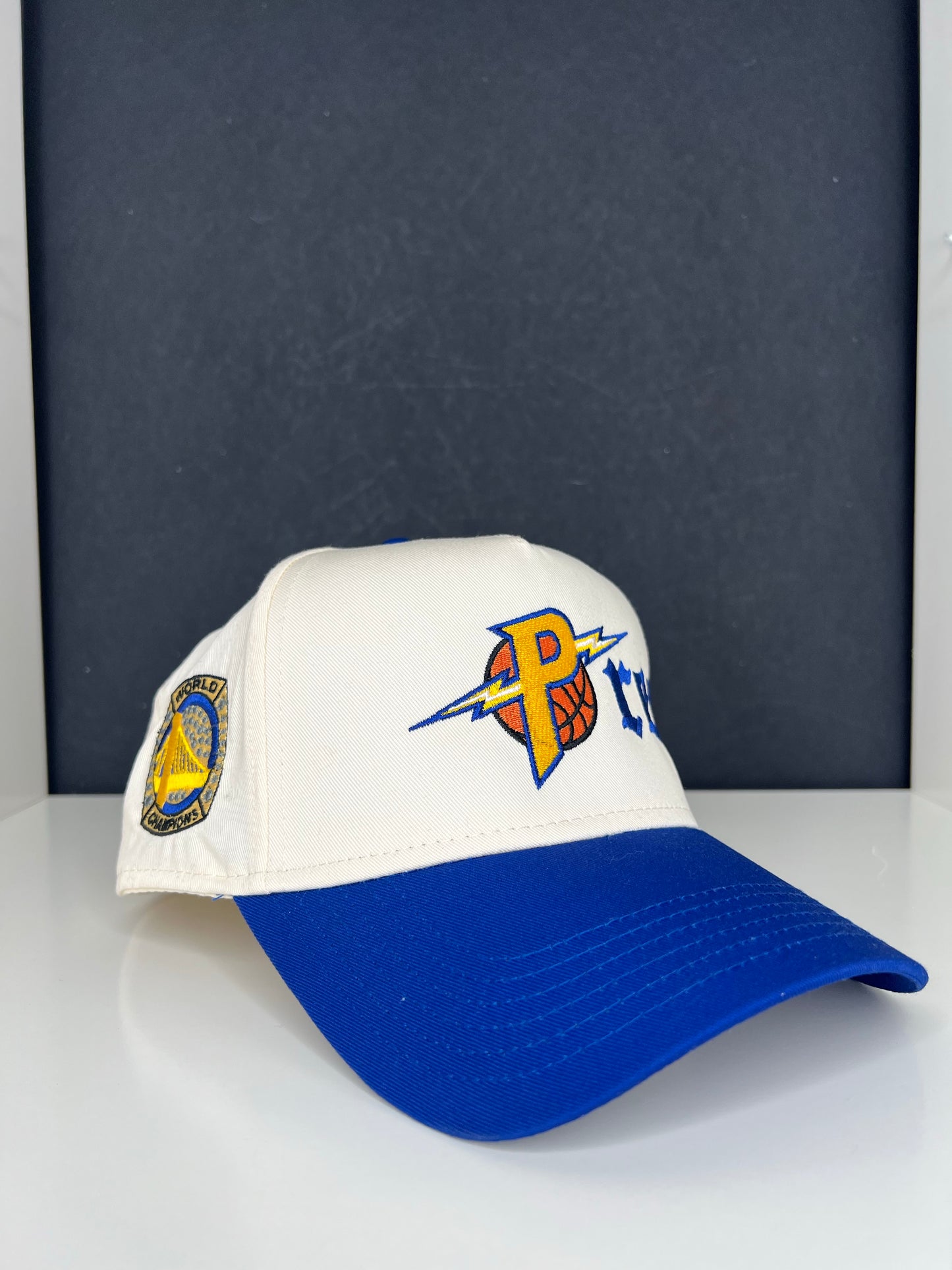 “P” Warriors Snapback - Natural/Blue